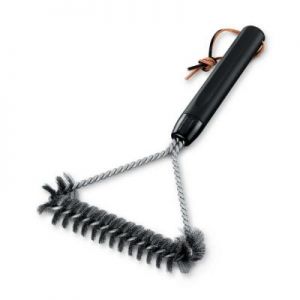 Weber Trójstronna Szczotka Do Grilla Stal Szlachetna 30cm 6494