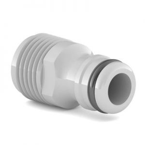 Cellfast Ideal Line Plus Przyłącze Kranowe Z Gwintem Zewnętrznym 3/4" Szare 50-670