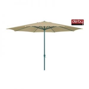 Doppler Parasol Ogrodowy Basic Lift II 400cm Kawowy ?DARMOWA DOSTAWA?