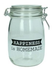 SŁÓJ , POJEMNIK KUCHENNY - HAPPINESS