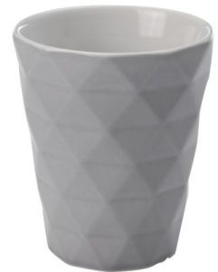 KUBEK CERAMICZNY SZARY