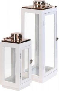 LAMPIONY DREWNIANE BIEL/KOMPLET