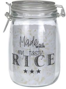 SŁOIK "MADE WITH MY TASTY RICE" - SŁÓJ