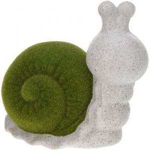 ŚLIMAK CERAMICZNY - FIGURKA OGRODOWA
