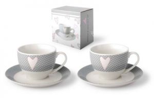 KOMPLET 2 FILIŻANEK KROPKI AMELIE 260 ml