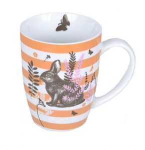 KUBEK CERAMICZNY POMARAŃCZOWY