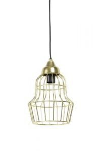 LAMPA WISZĄCA 14,50x25cm BRIKE złoty Light&amp;Living