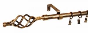 KARNISZ METALOWY POJEDYŃCZY 1,2 M