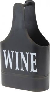 STOJAK NA WINO CZARNY