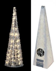 CHOINKA PIRAMIDA 60 CM - OZDOBA ŚWIĄTECZNA