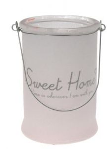 LAMPION SZKLANY SWEET HOME- LILIOWY