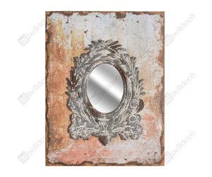 Lustro kwadratowe Vintage Belldeco