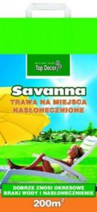 SAVANNA - trawa na miejsca nasłonecznione 5 kg worek
