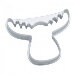 Wykrawacz do ciasteczek renifer Rudolf srebrny kz-3208011