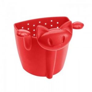 Zaparzaczka do herbaty kotek czerwona Mimmi KZ-3236583