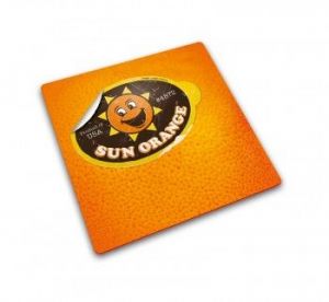 JJ - Podkładka kwadratowa ORANGE STICKER, 30 x 30