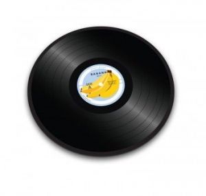 JJ - Podkładka okrągła BANANA VINYL