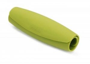 JJ - Silikonowy obierak do czosnku, zielony,SCROLL