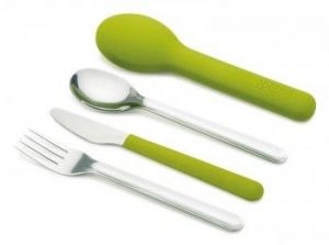JJ - Zestaw sztućców w etui, zielony, GoEat