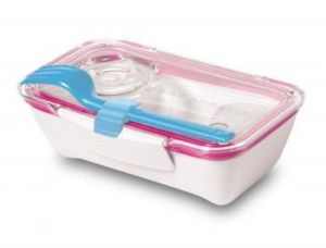 BB - Pojemnik BENTO BOX, różowo-niebieski