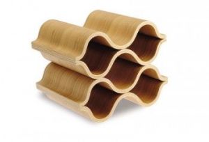 LEGNO - Marea - stojak na wino, drewno dębowe