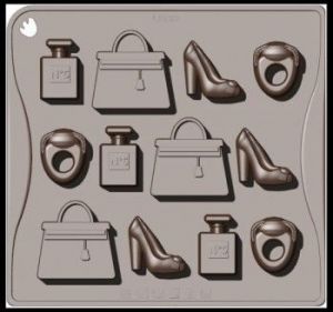 PAV -Czekoladowe pralinki FASHION x 12 (garderoba)