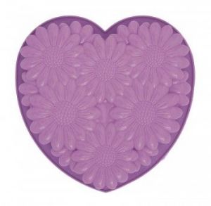 PAV-Forma do ciast/galaretek BOUQUET HEART, fiolet