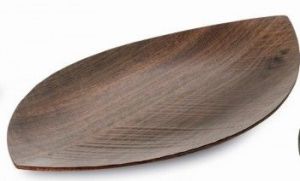 LEGNO - LEAF - taca orzechowa 330 x 195 mm, mała