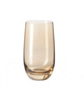 LO - Szklanka 390 ml, brązowa, COLORI