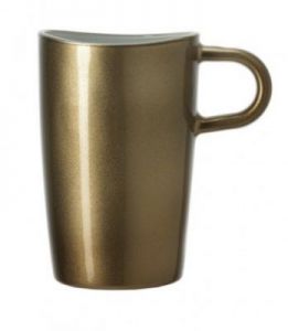 LO - Kubek do latte macchiato, brązowy, Loop