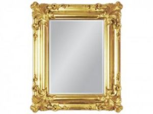 Lustro wiszące Sophia 50x60 złoty