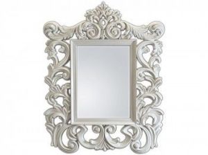 Lustro wiszące King 87x112 biały