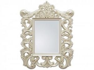 Lustro wiszące King 87x112 perłowy