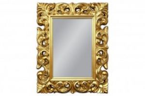 Lustro wiszące Queen 70x90 złoty