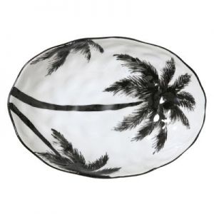 HK Living Porcelanowa salaterka w palmy z serii "Dżungla" - HK Living ACE6021