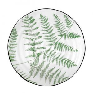HK Living Porcelanowy półmisek w paprotki z serii "Dżungla" - HK Living ACE6022
