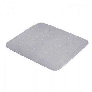 Mata antypoślizgowa pod prysznic 55x55 cm Arosa szara KW-0221923002