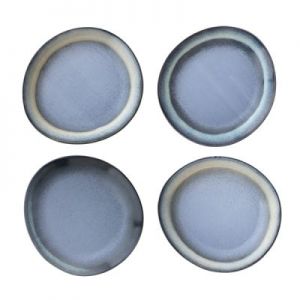 HK Living Talerz ceramiczny niebieski 70's - HK Living ACE6035