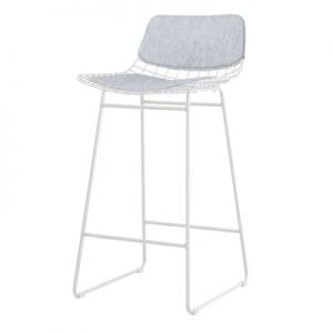 HK Living Zestaw COMFORT szary do stołka barowego WIRE - HK Living TOT4004