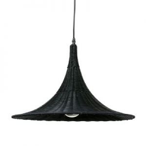 HK Living Wiklinowa lampa wisząca czarna - HK Living VOL5002