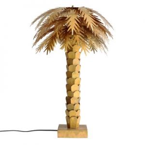HK Living Mosiężna lampa stołowa PALMA - HK Living VOL5007