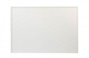 Woood Zagłówek w jodełkę biały - Woood 360332-W