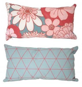 HK Living Poduszka flower pink TEX0004