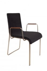 Dutchbone Fotel FLOR czarny - Dutchbone 1200129