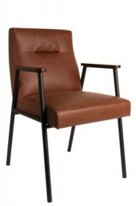 Dutchbone Fotel FEZ brąz vintage 1200111