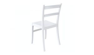 White Label Living Krzesło TIFFANY białe 1002890