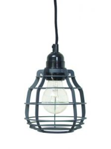 HK Living Lampa LAB matowa szara z włącznikiem VAA1070S
